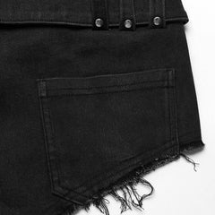 Ultraviolet Denim Shorts - PunkRave