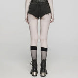 Ultraviolet Denim Shorts - PunkRave