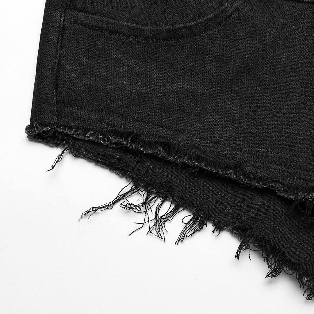 Ultraviolet Denim Shorts - PunkRave