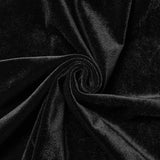 Hyalite Women's Gothic Velvet Lace Flared Trousers in Black