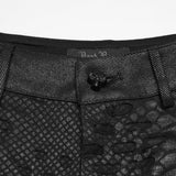 Brindlewood Women's Punk Low Waist Shorts in Black