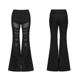 Agrippa Punk Mesh PU Pants