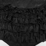 Veratrum Gothic Lace Ruffle Skirt