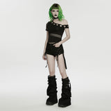 Blighted Gothic Pants with Detachable Flared Leg Warmers