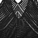 Asphodelos Punk Mesh Knit Dress