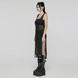 Asphodelos Punk Mesh Knit Dress