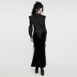 Occulta Gothic Lace Velvet Skirt