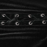 Occulta Gothic Lace Velvet Skirt