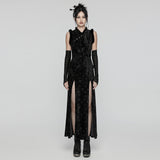 Narcissa Gothic Lace Velvet Dress
