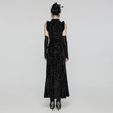 Narcissa Gothic Lace Velvet Dress