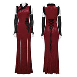 Narcissa Gothic Lace Velvet Dress