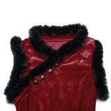 Narcissa Gothic Lace Velvet Dress