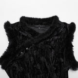 Narcissa Gothic Lace Velvet Dress