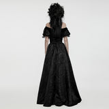 Chthonic Gothic Velvet Victorian Ballgown Dress