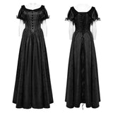 Chthonic Gothic Velvet Victorian Ballgown Dress
