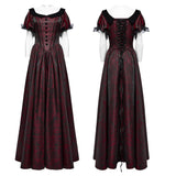 Ipomoea Gothic Lace Off-Shoulder Dress