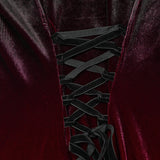 Aethon Gothic Lace Velvet Dress