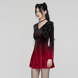 Aethon Gothic Lace Velvet Dress