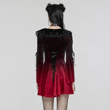 Aethon Gothic Lace Velvet Dress
