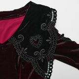 Aethon Gothic Lace Velvet Dress