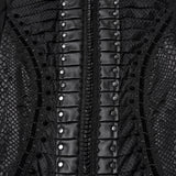 Auburn Punk Lace Corset Dress