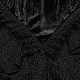Alabastrine Gothic Lace Velvet Skirt