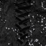 Amygdala Gothic Lace Sequin Dress