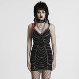 Torment Punk Multi-Chain Body Harness