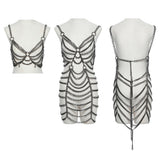 Torment Punk Multi-Chain Body Harness
