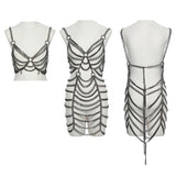Torment Punk Multi-Chain Body Harness