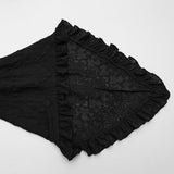 Amorphous Gothic Lace Velvet Dress