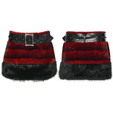 Calyx Punk Velvet Faux Fur Skirt