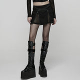 Wyrd Punk Cyber Mini Skirt