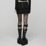Wyrd Punk Cyber Mini Skirt