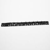 Zephyrine Punk Lace Faux Leather Necklace