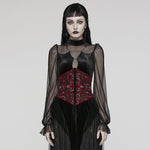 Morrigan Corset (Red) - PunkRave