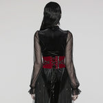 Morrigan Corset (Red) - PunkRave
