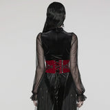 Morrigan Corset (Red) - PunkRave