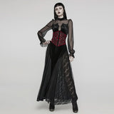Morrigan Corset (Red) - PunkRave