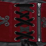 Morrigan Corset (Red) - PunkRave