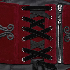Morrigan Corset (Red) - PunkRave