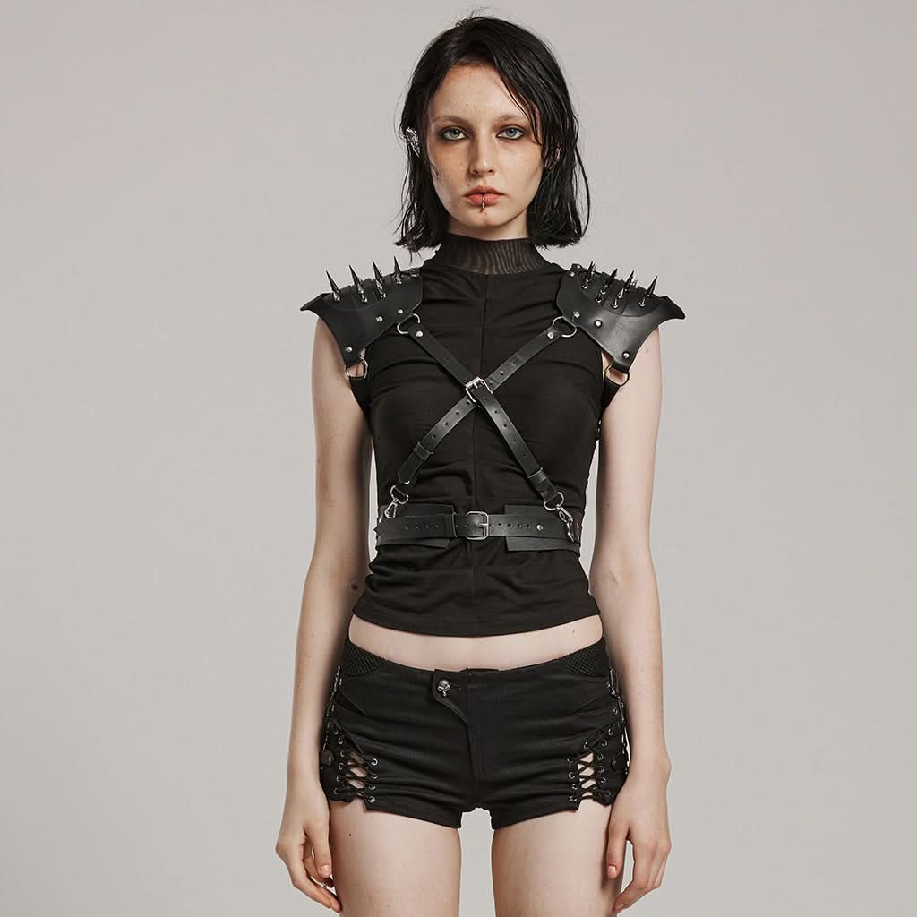 Nightingale PU Harness - PunkRave