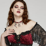 Nachtmare Gothic Lace Necklace