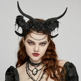 Conduit Gothic Lace Chain Headpiece