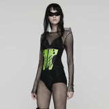 Shroud Cyberpunk Neon Waist Corset Co