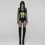 Shroud Cyberpunk Neon Waist Corset Co