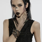 Lethe Punk Faux Leather PU Bracelet Set