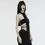 Anchorite Gothic Cross Studded Top