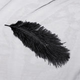 Viper Gothic Sheer Feather Veil Accessory