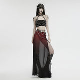 Knell Punk Faux Leather Chain Harness